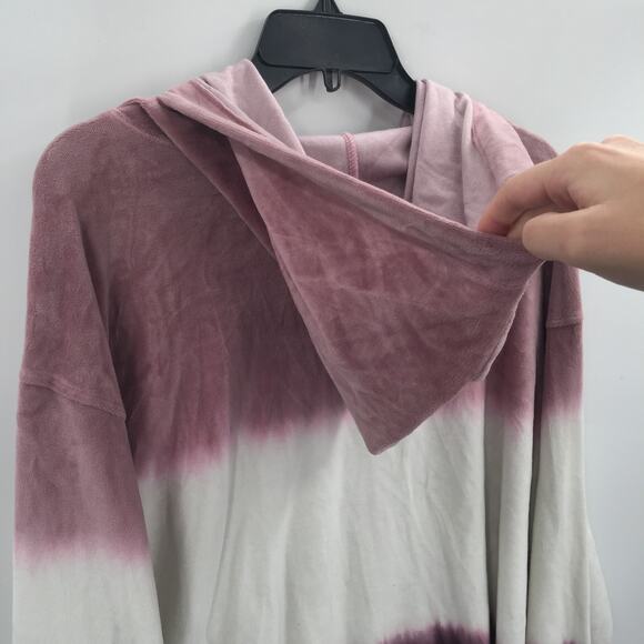 Treasure & Bond Pullover Hooded Pullover Sweatshirt Color Blocked Size Large - Picture 4 of 6